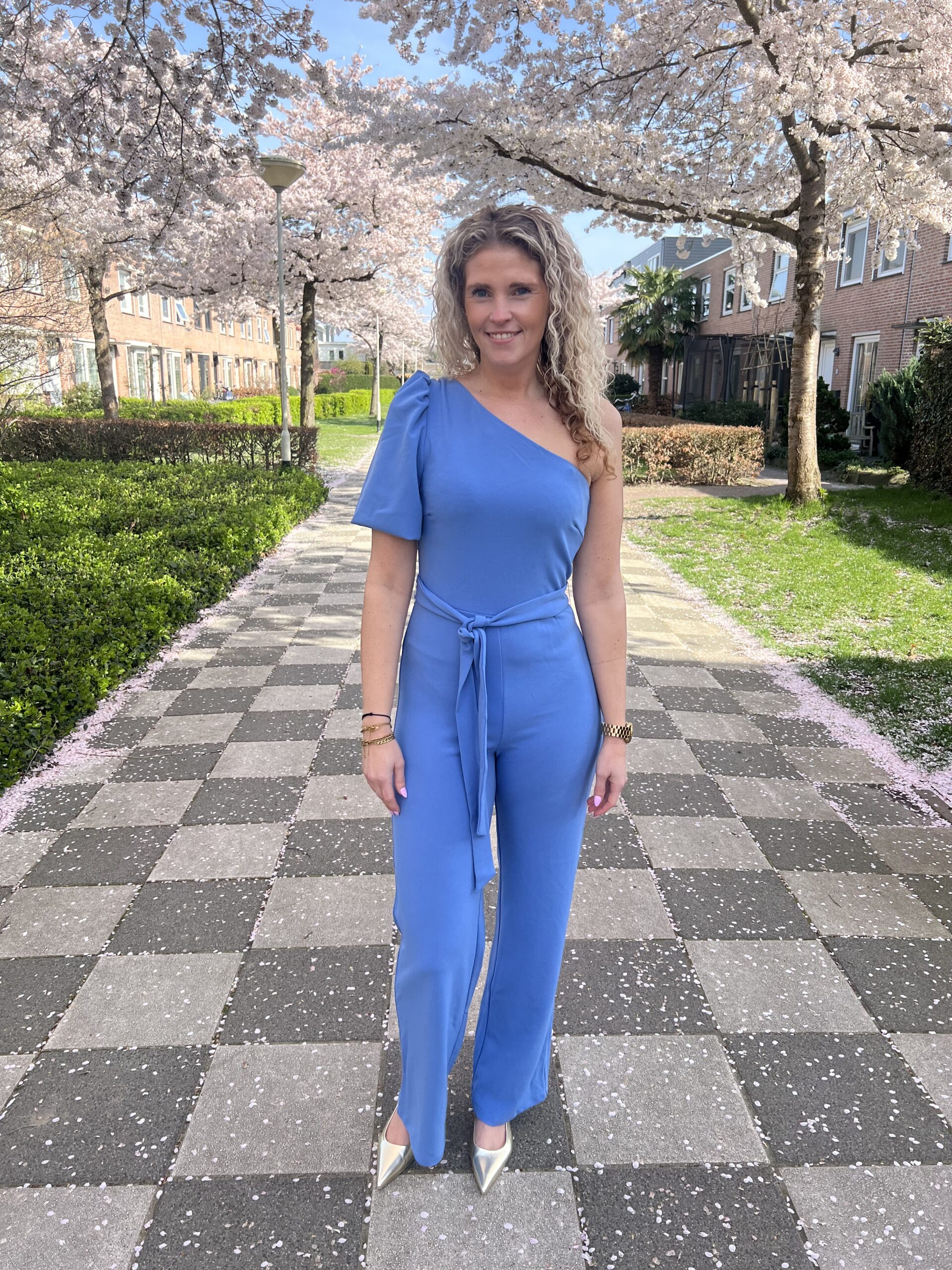Freebird Jossy Jumpsuit Blue Heaven veraf