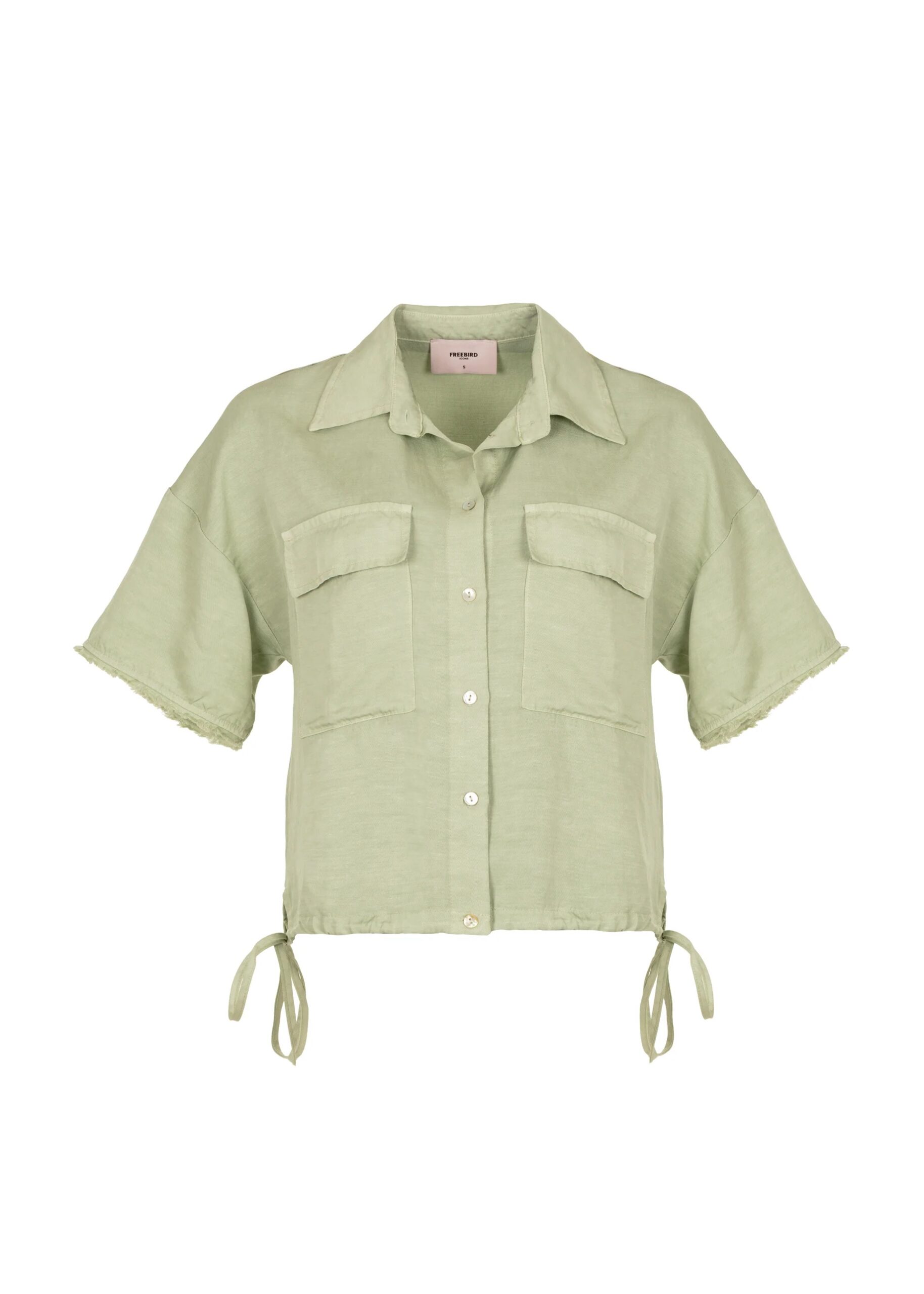 Freebird Biba Blouse - Sage Green productfoto