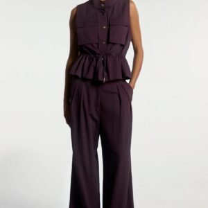 Aaiko Frederique broek paars volledige outfit