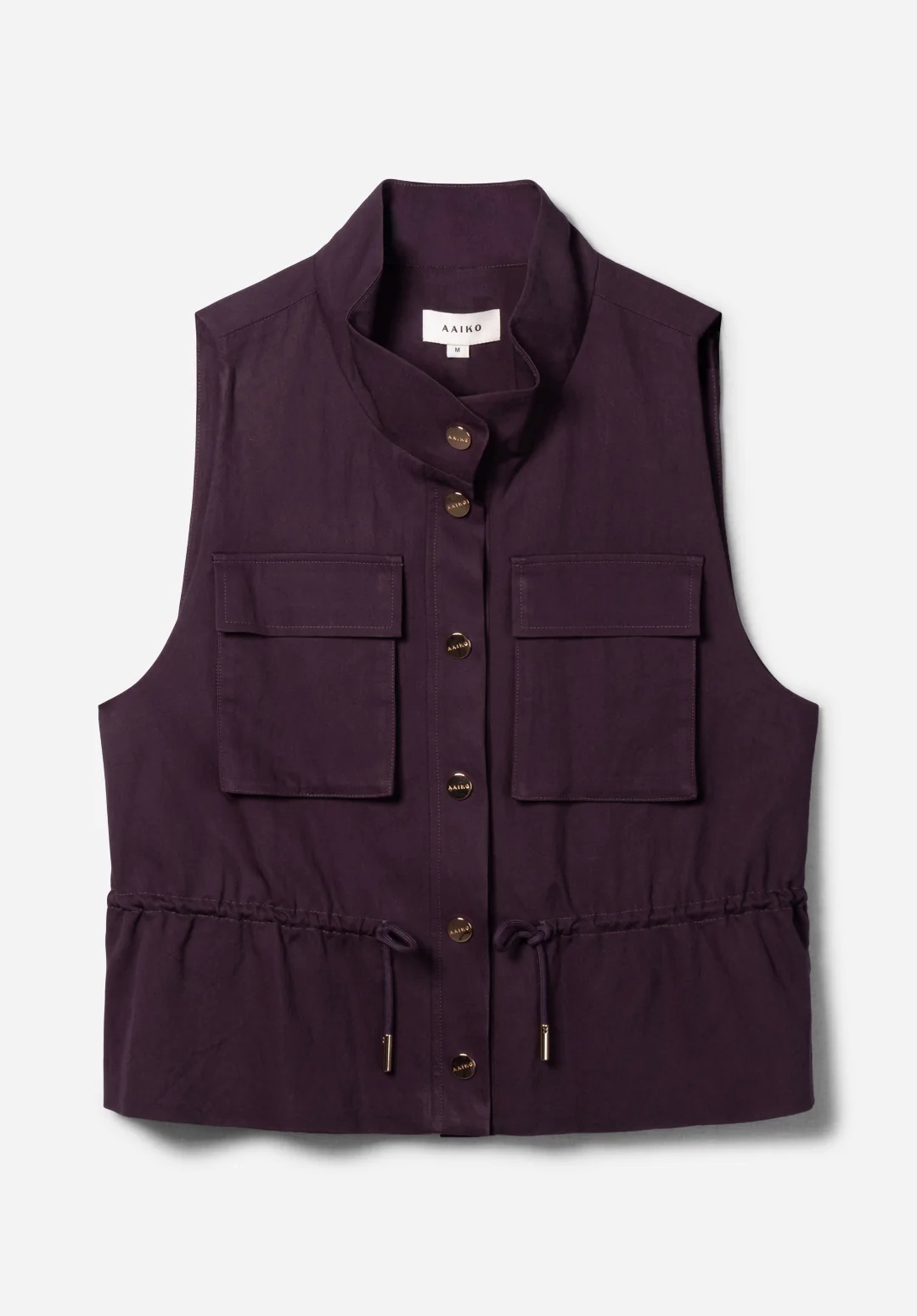 Aaiko Lena gilet paars packshot