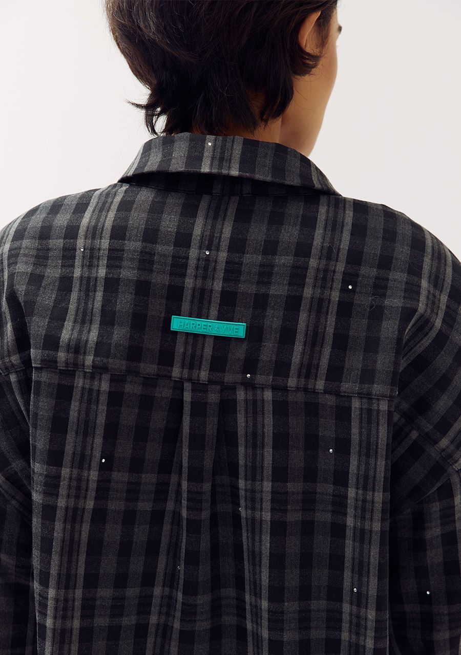 Harper & Yve Blouse Kim details logo glitter