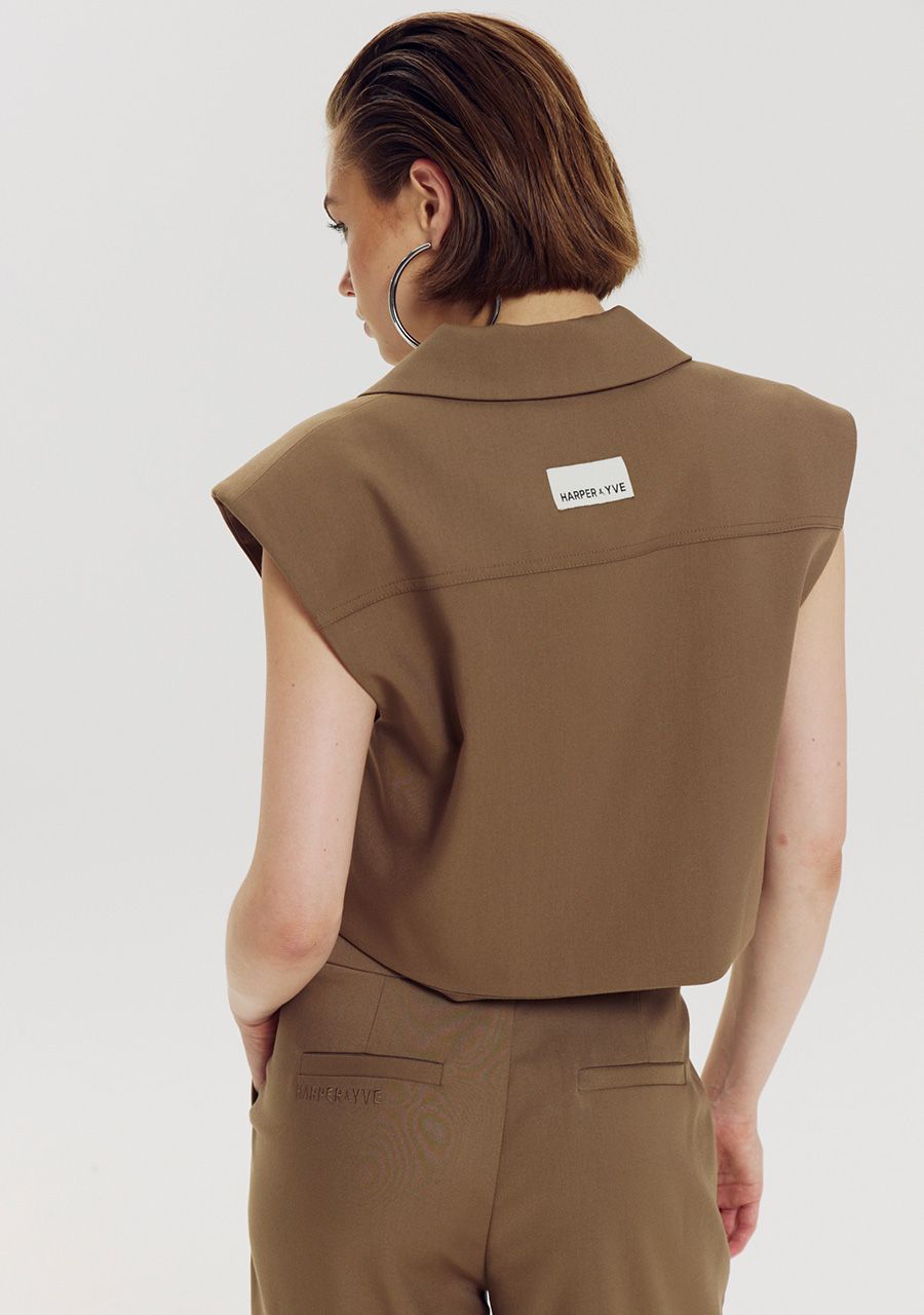 Harper & Yve Gilet Esmee AW6N206 achterkant details