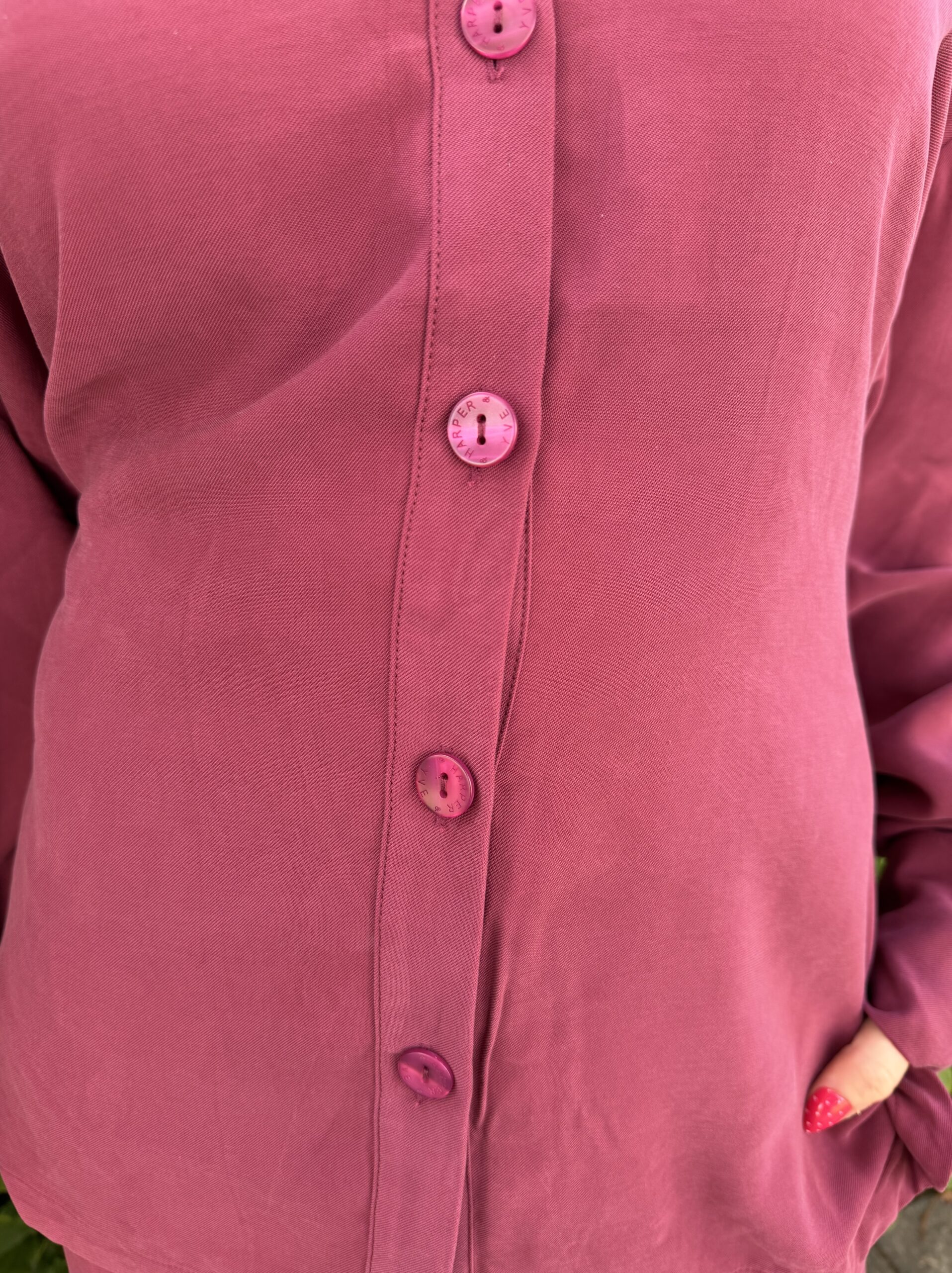Harper & Yve Helena blouse knopen details