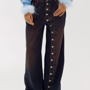 Harper & Yve Jeans Ise details knopen