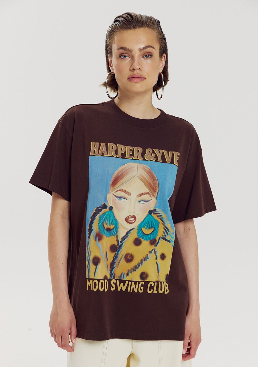 Harper & Yve T-shirt Moody AW6Y301 details close-up