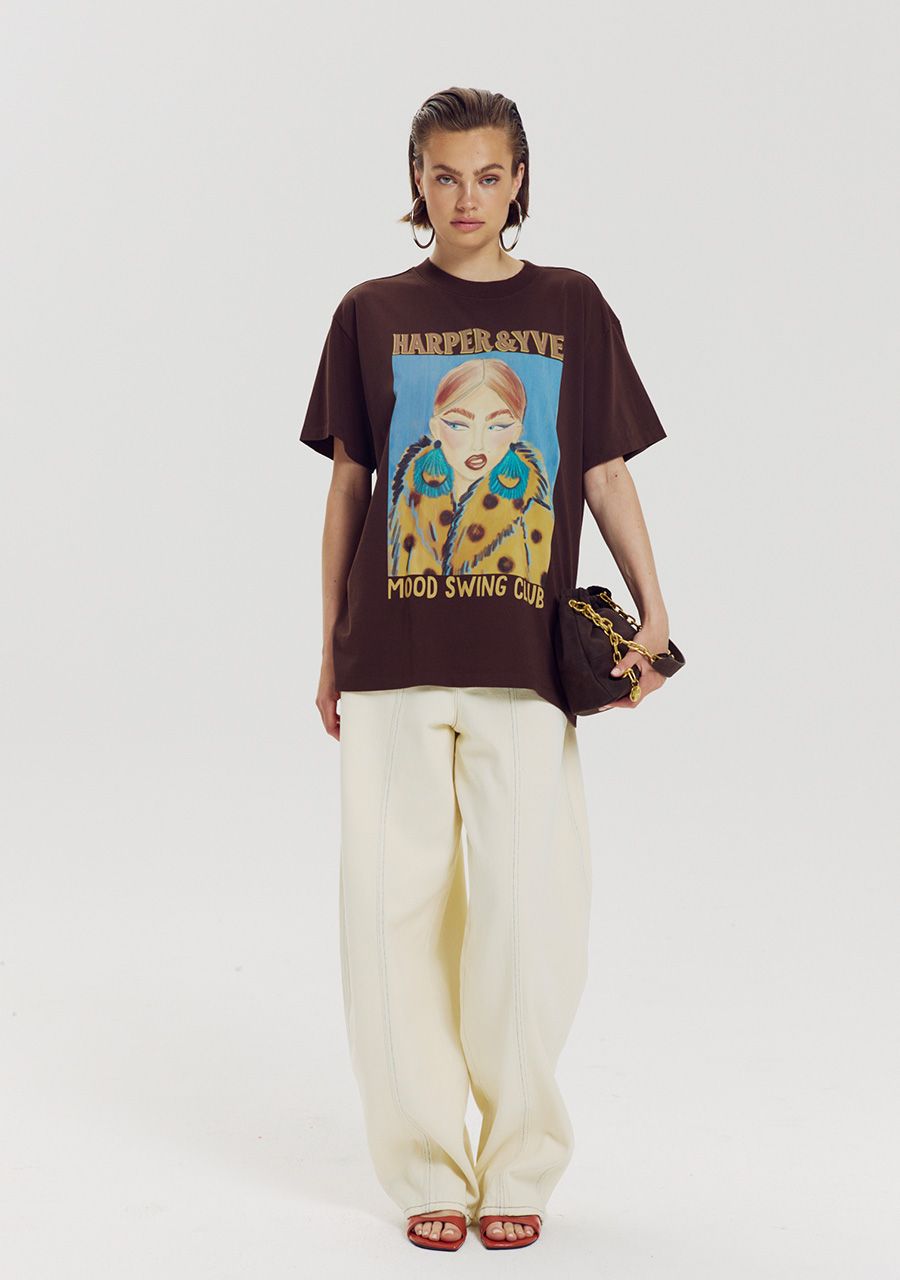 Harper & Yve T-shirt Moody AW6Y301 volledige outfit