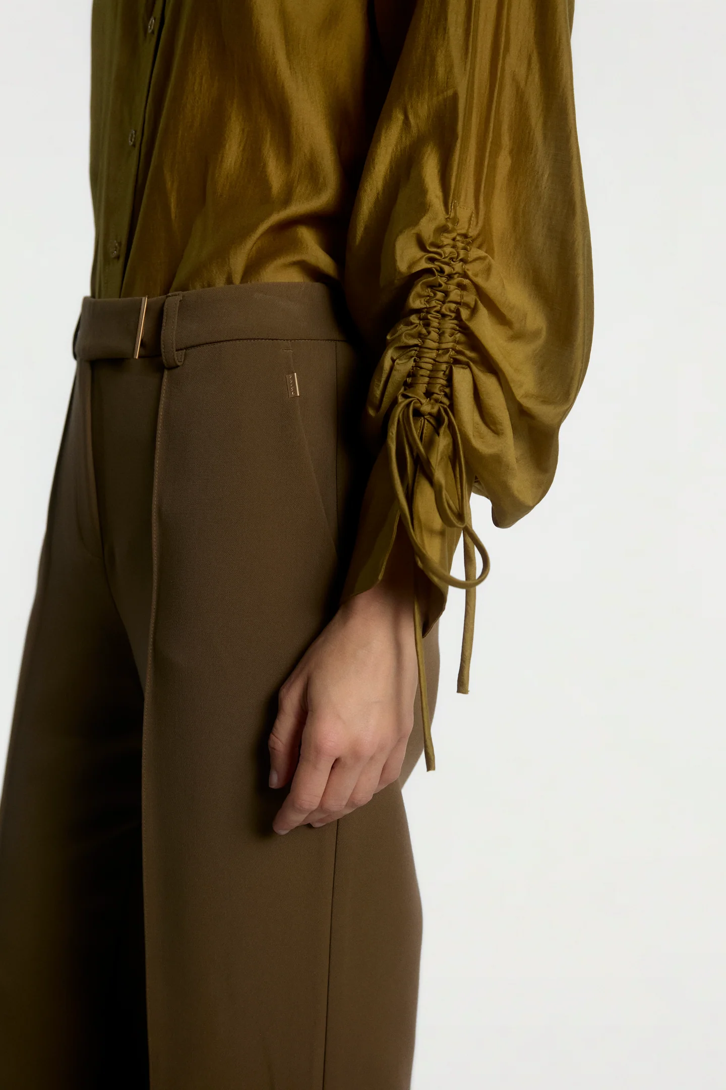 Aaiko Chantalle broek groen sluiting