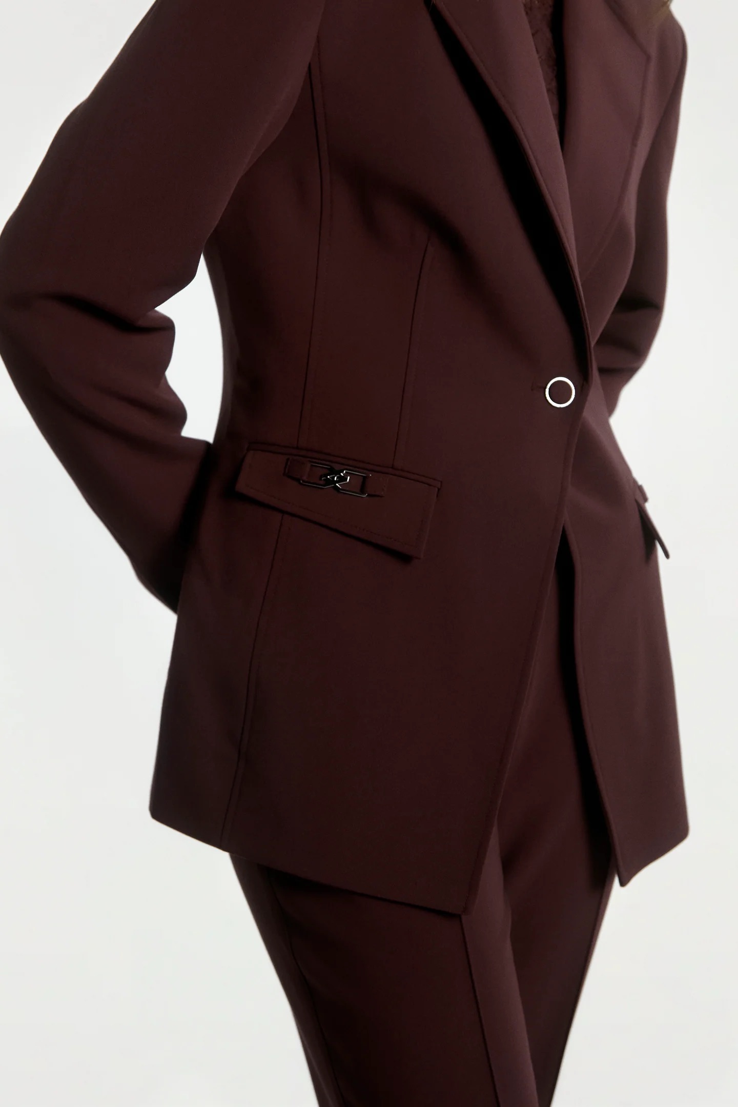 Aaiko Toulon blazer rood details