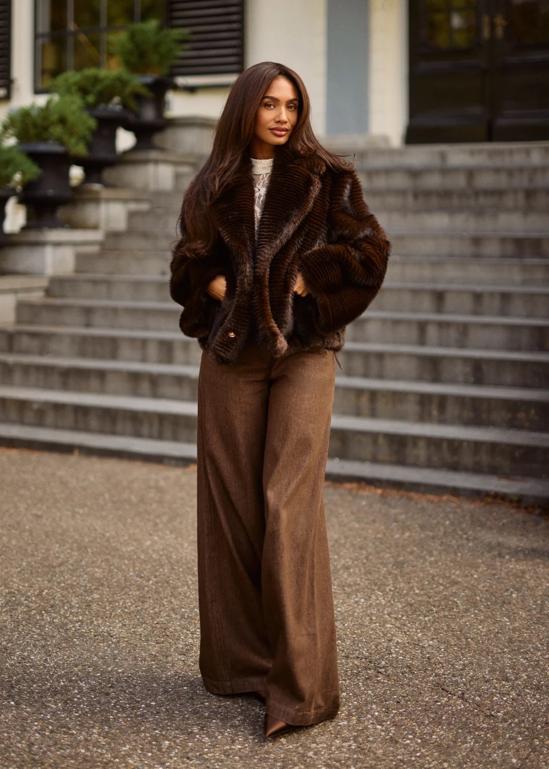 Freebird Oriana Jas - Hazelnut model foto outfit