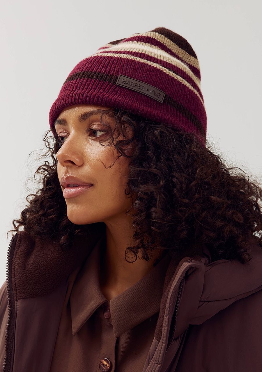 Harper & Yve Beanie harper AW6NACC03 zijkant details