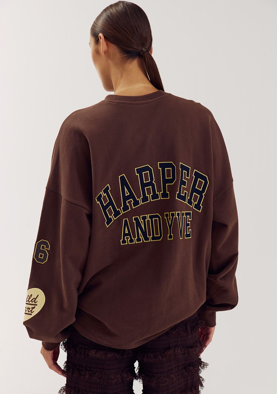 Harper & Yve Sweater Patch achterkant details