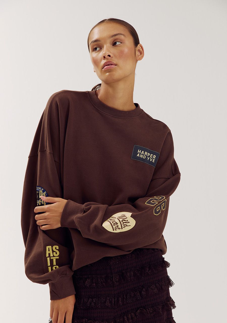 Harper & Yve Sweater Patch details
