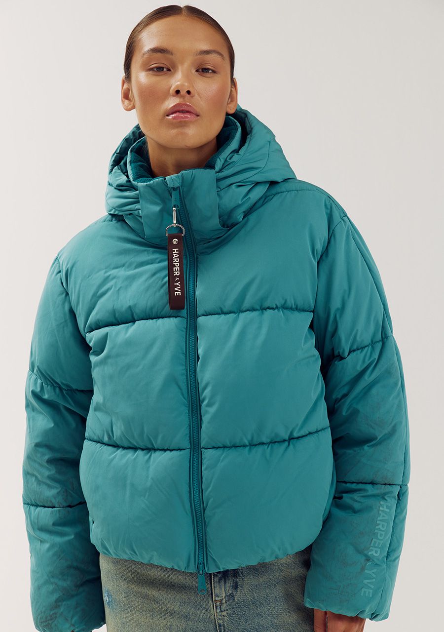 Harper & Yve Winterjas Ibby AW6N222 voorkant close-up