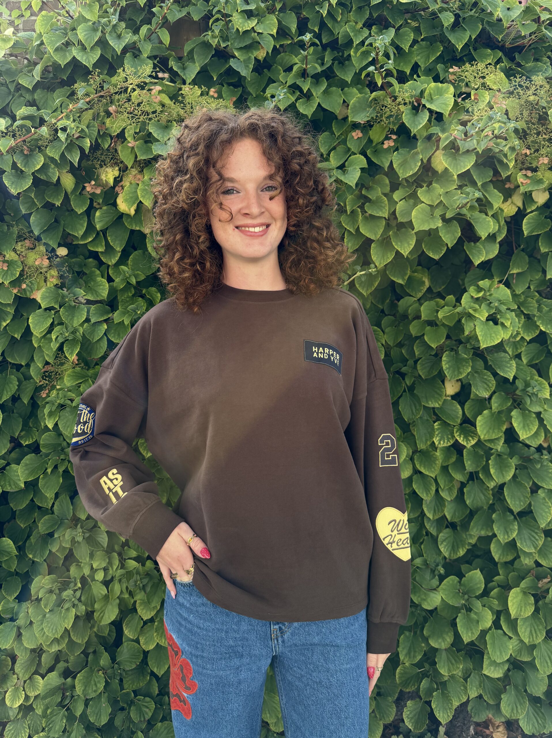 Harper & Yve sweater Patch model Puck
