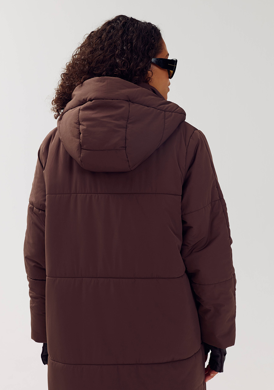 Harper & Yve winterjas Jenny AW6N221 capuchon details