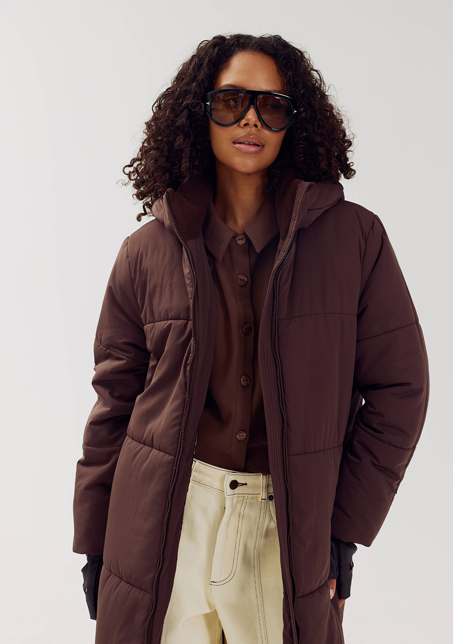 Harper & Yve winterjas Jenny AW6N221 close-up