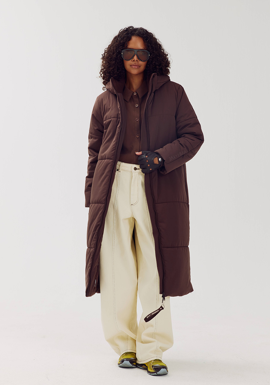 Harper & Yve winterjas Jenny AW6N221 lange jas