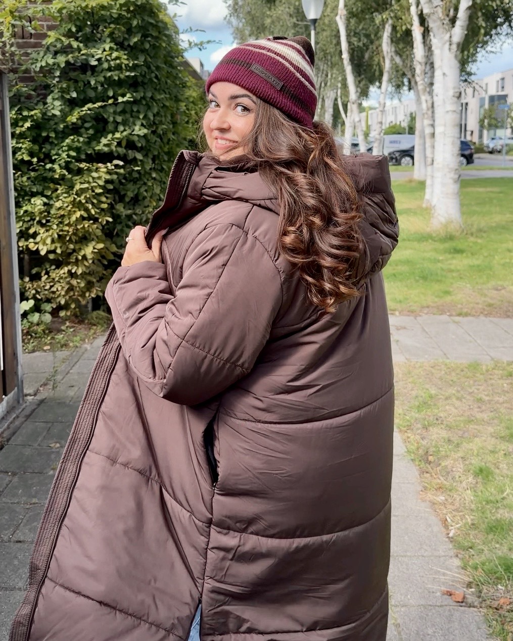 Harper & Yve winterjas Jenny met bijpassende beanie harper