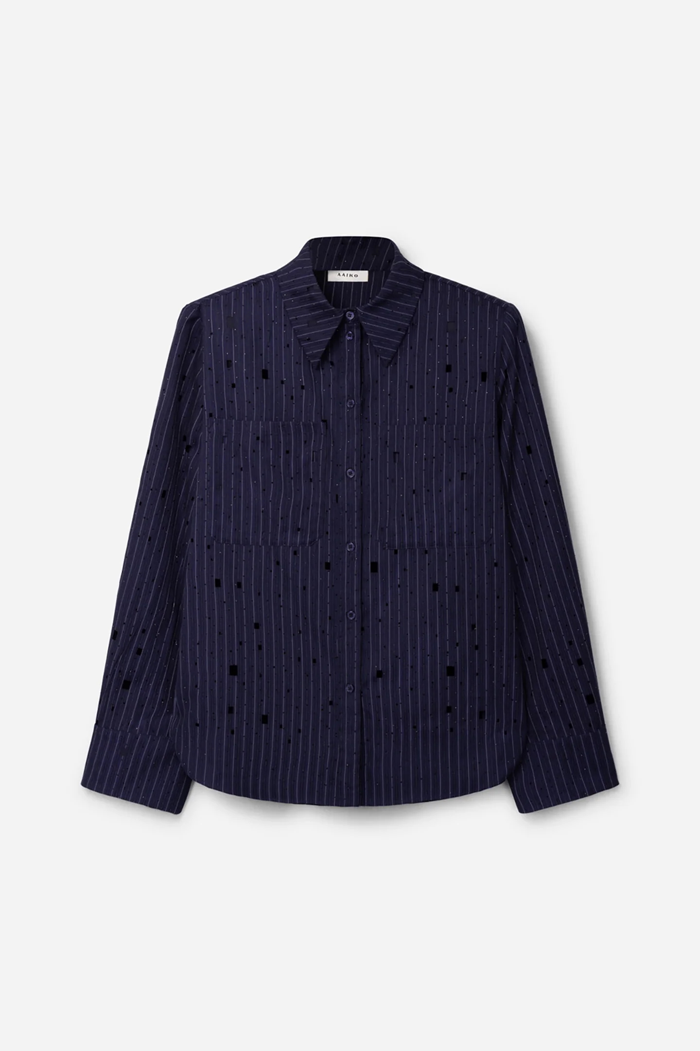 Aaiko Heida blouse donkerblauw packshot