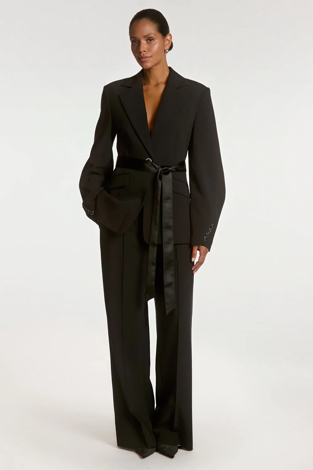 Aaiko Lumiere broek zwart met camille blazer