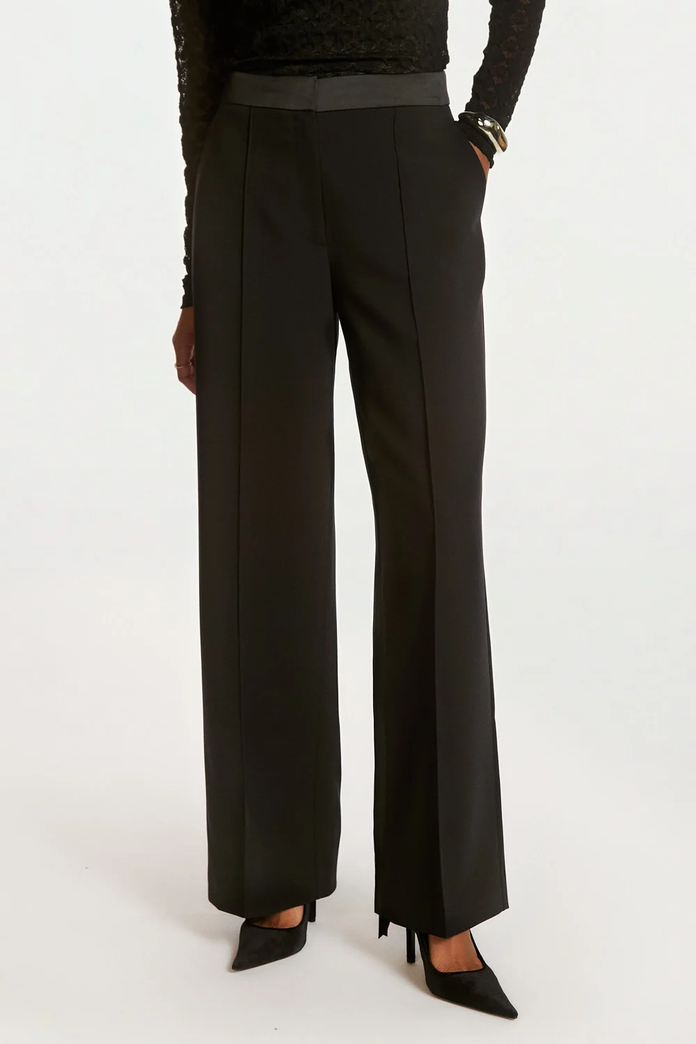 Aaiko Lumiere broek zwart
