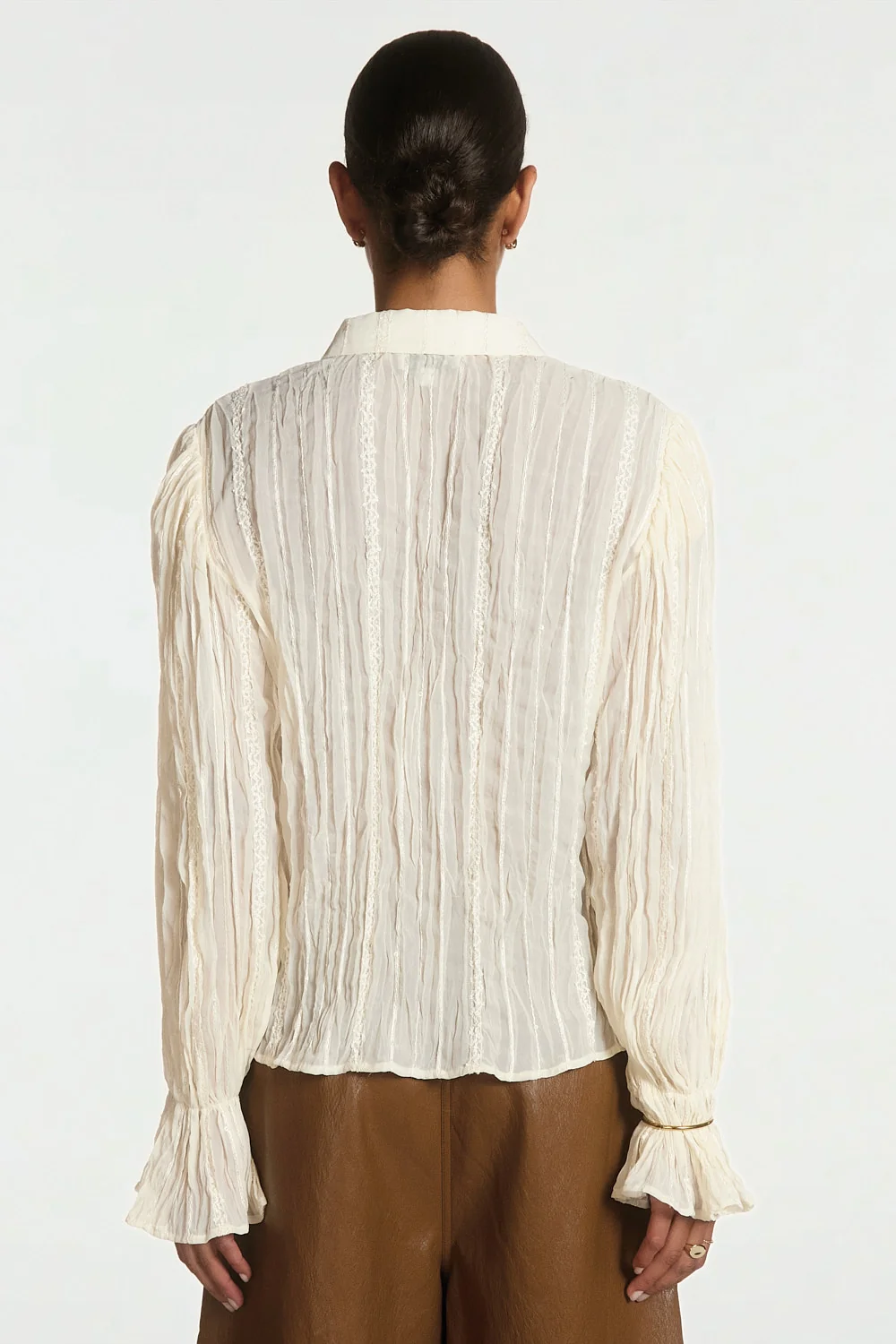 xAaiko Sien blouse crème achterkant