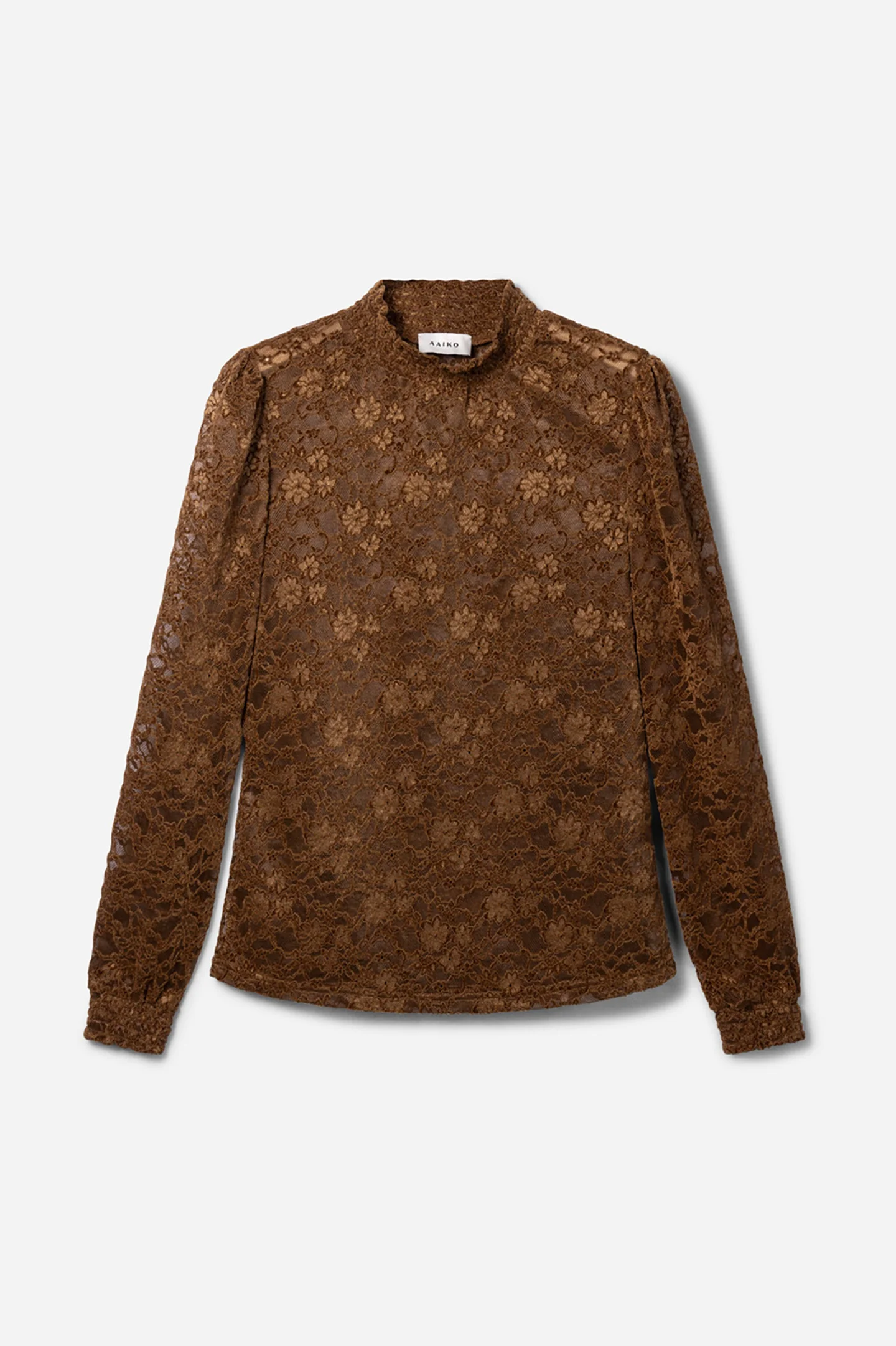 Aaiko Tory lace top bruin packshot