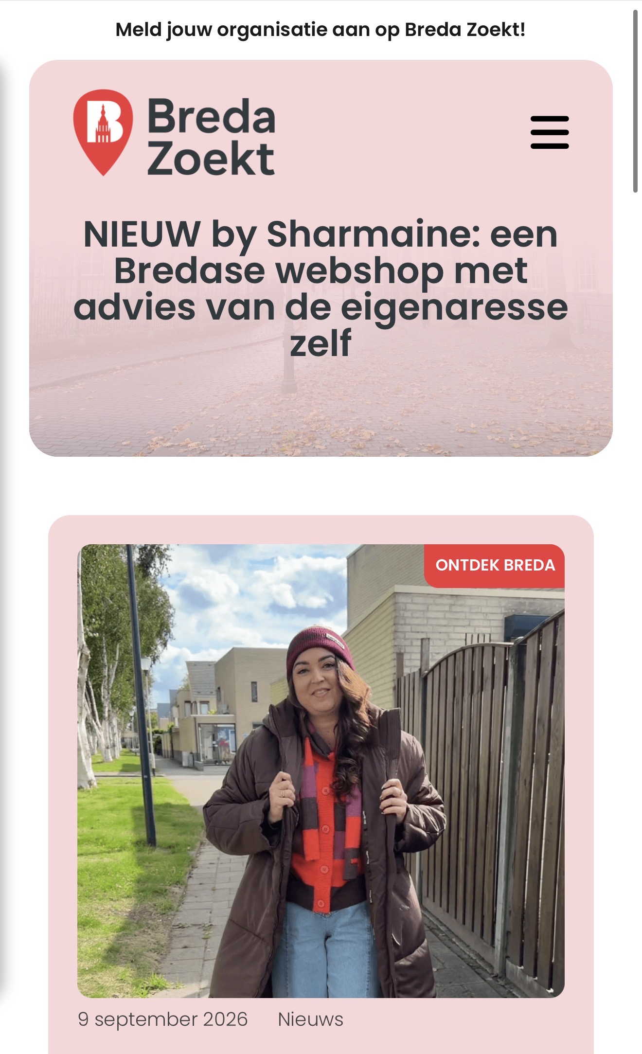 NIEUW by Sharmaine op Breda zoekt Blog