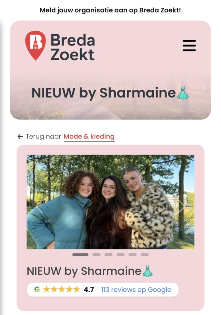 NIEUW by Sharmaine op Breda zoekt