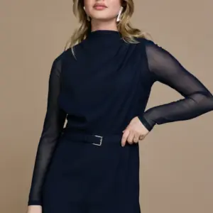 Freebird Tally Lange Mouw Top - Midnight Blue