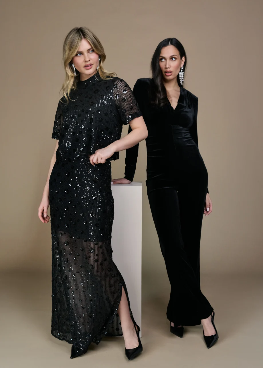 Freebird Tessalia Top - Zwart combinatie