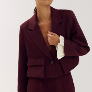 Harper & Yve Blazer Ivy ruches mouwen