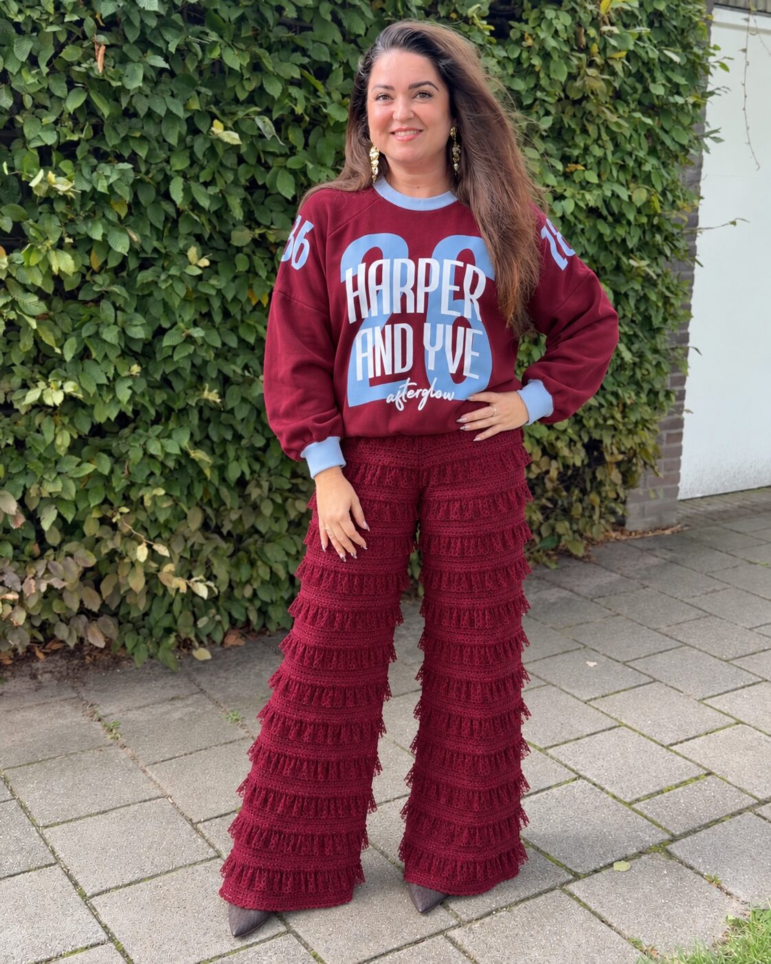 Harper & Yve Broek Lo en Race sweater Nieuw by sharmaine